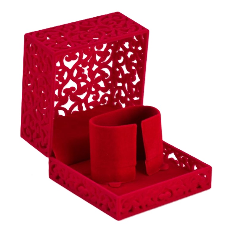 Bangles Filigree Box - Red
