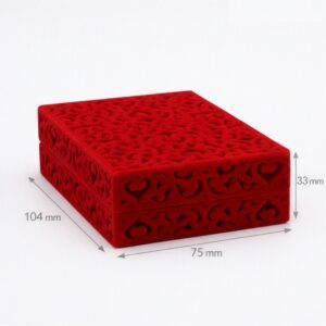 Set Box Filigree Small - Red