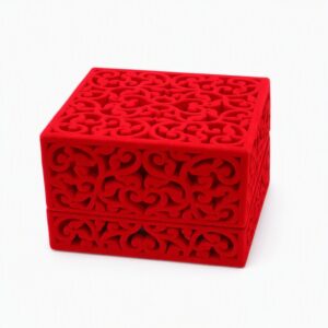 Ring Jali Box - Red