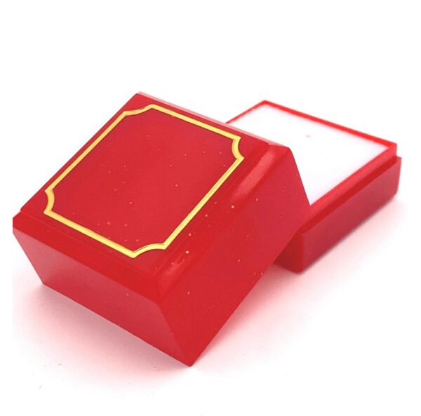 Ring Gold Border Plastic Box *** Special Offer *** - Image 3