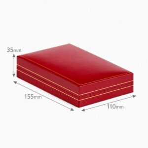 Chain&Pendant Box Leatherette – Red