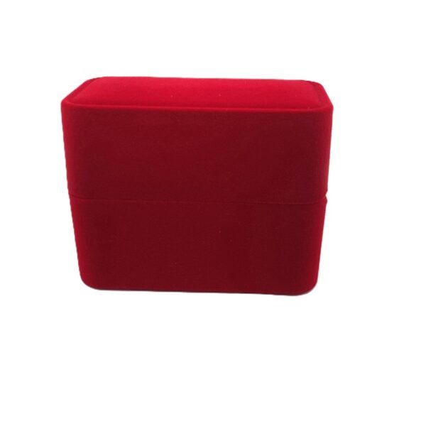 Bangle Single Velvet Vertical - Red - Image 2