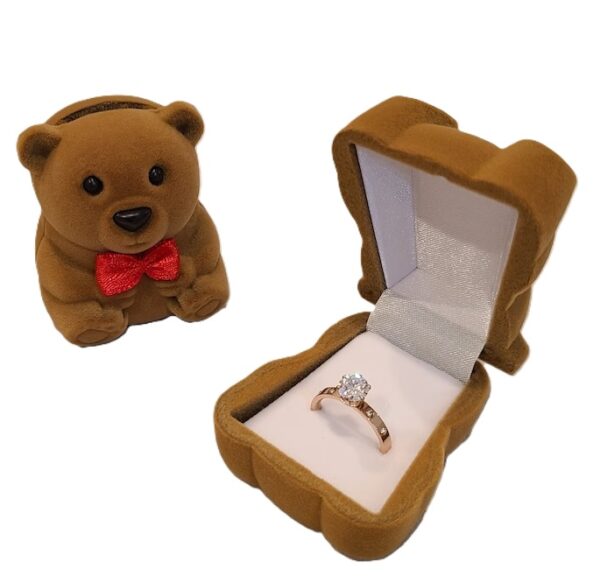 Ring Box Bear - Brown - Image 4