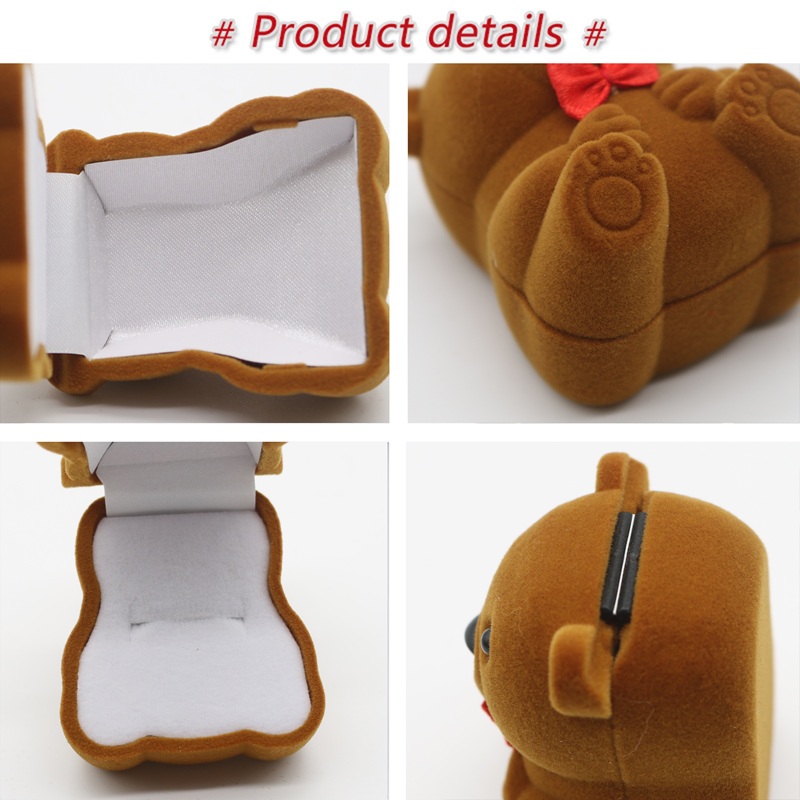 Ring Box Bear - Brown - Image 4