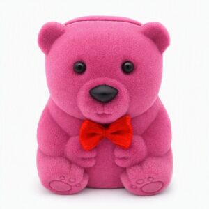 Ring Box Bear - Pink
