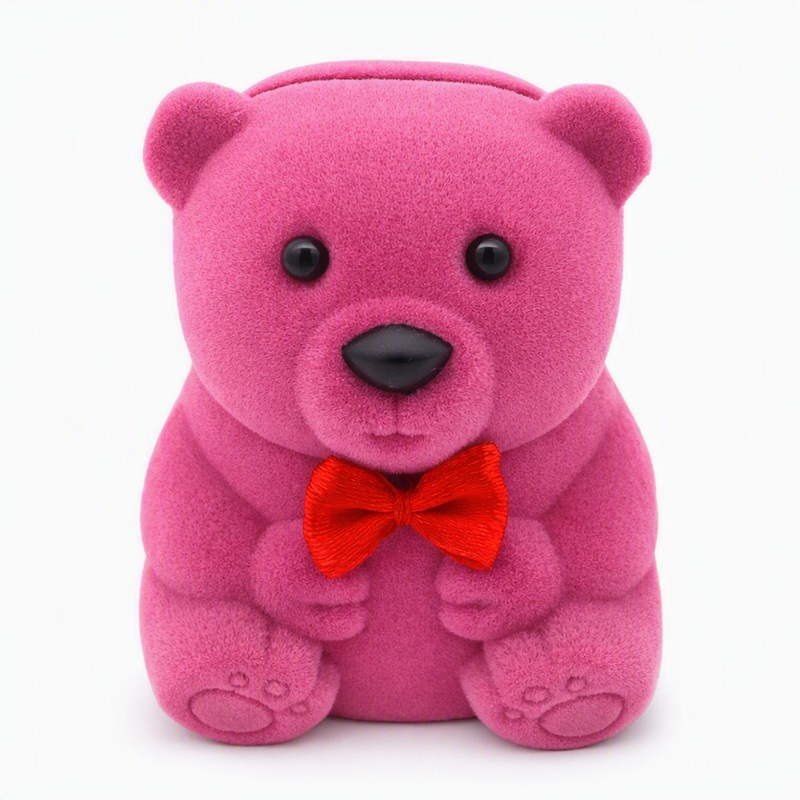 Ring Box Bear - Pink