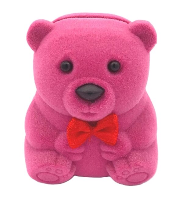 Ring Box Bear - Pink