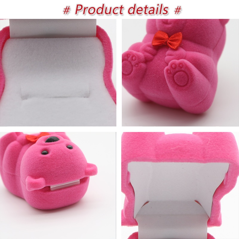 Ring Box Bear - Pink - Image 4