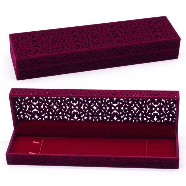 Bracelet Jali Box - Burgundy - Image 3