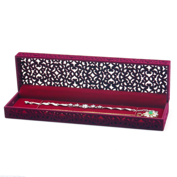 Bracelet Jali Box - Burgundy - Image 4