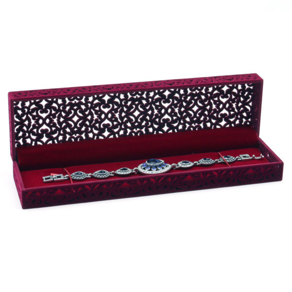 Bracelet Jali Box - Burgundy - Image 6