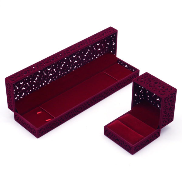 Bracelet Jali Box - Burgundy - Image 7