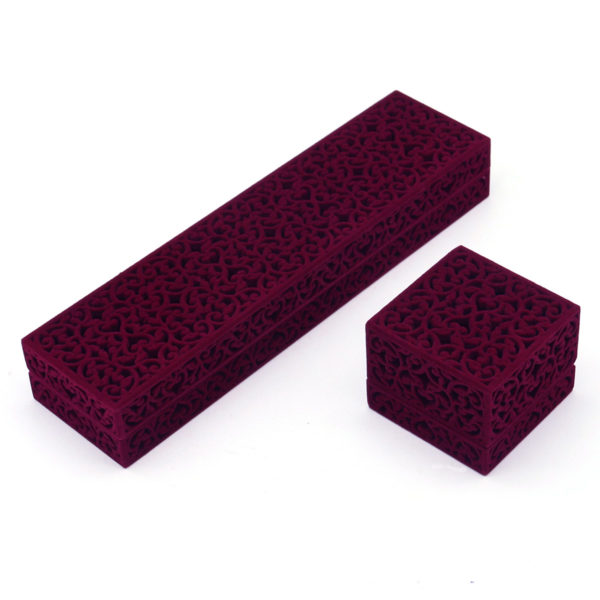 Bracelet Jali Box - Burgundy - Image 9