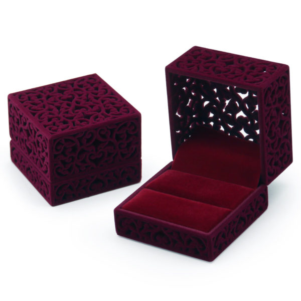 Ring Jali Box - Burgundy - Image 9