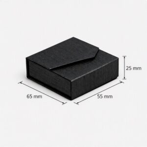 Earrings Magnet Paper – Black – Small