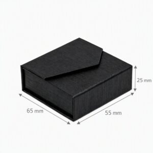 Earrings Magnet Paper – Black – Small