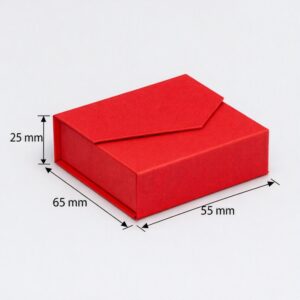 Earrings Magnet Paper – Red – Small