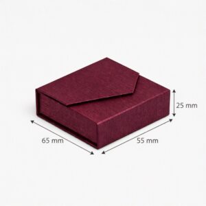 Earrings Magnet Paper – Burgundy – Small