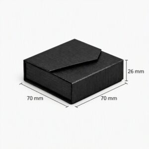 Earrings Magnet Paper – Black – Medium