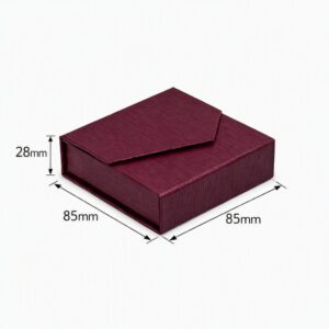 Earrings Magnet Paper – Burgundy – Large