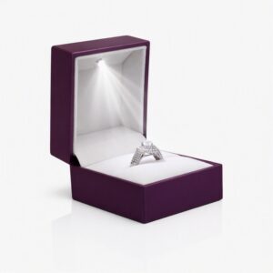 Ring LED Box Lilac - White Insert