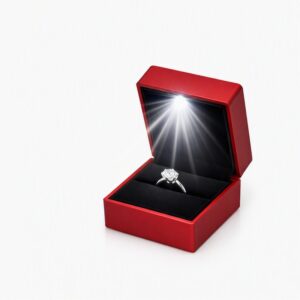 Ring LED Box Red - Black Insert