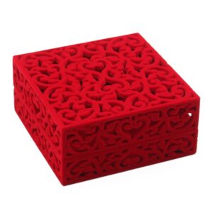 Single Bangle - Filigree Box - Red