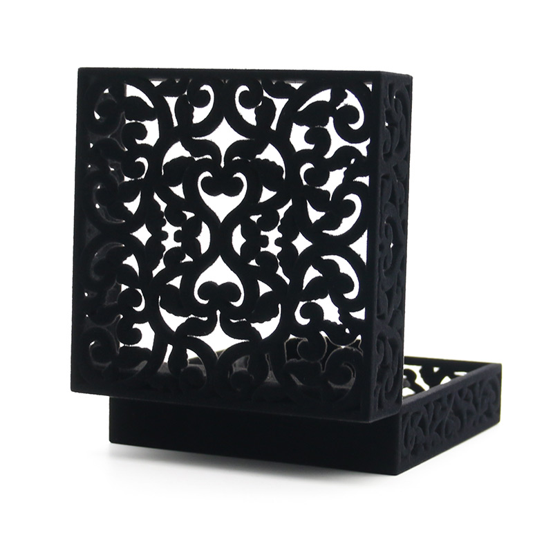 Single Bangle - Filigree Box - Black - Image 4