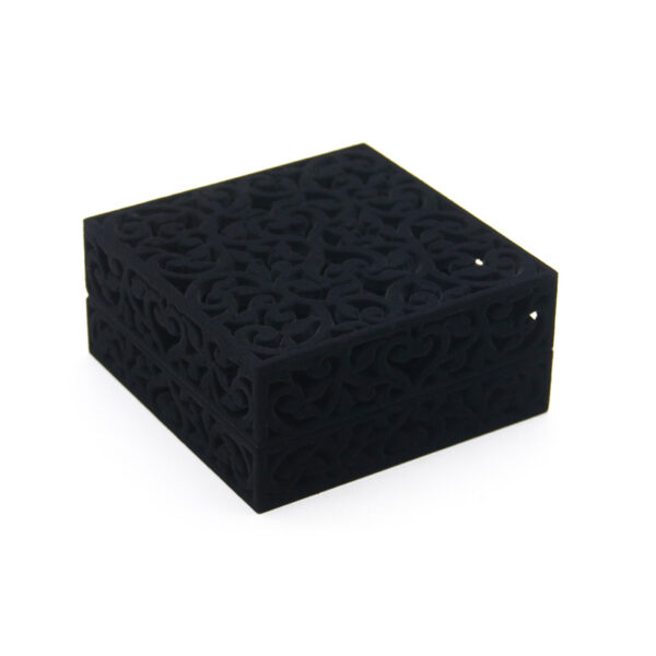 Single Bangle - Filigree Box - Black - Image 5