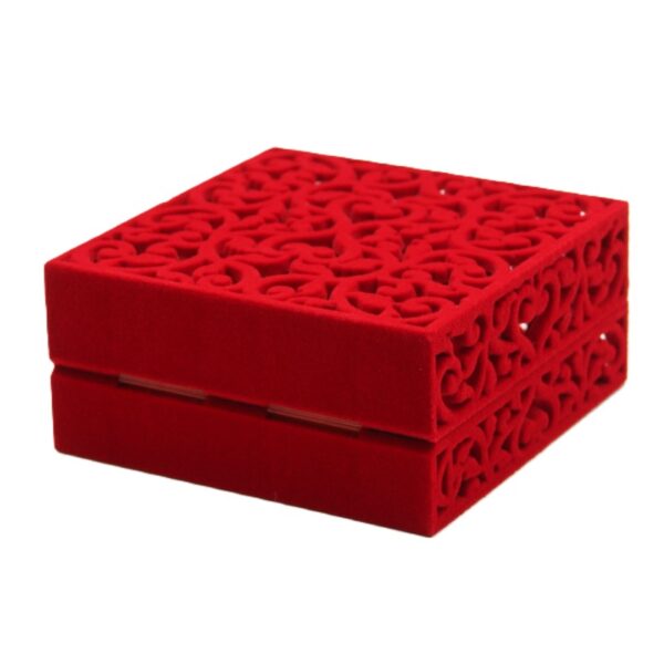 Single Bangle - Filigree Box - Red - Image 3