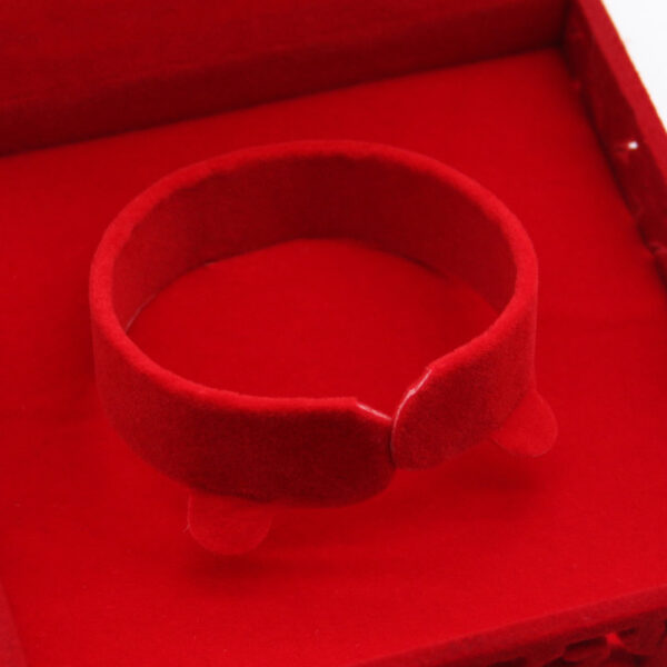 Single Bangle - Filigree Box - Red - Image 5