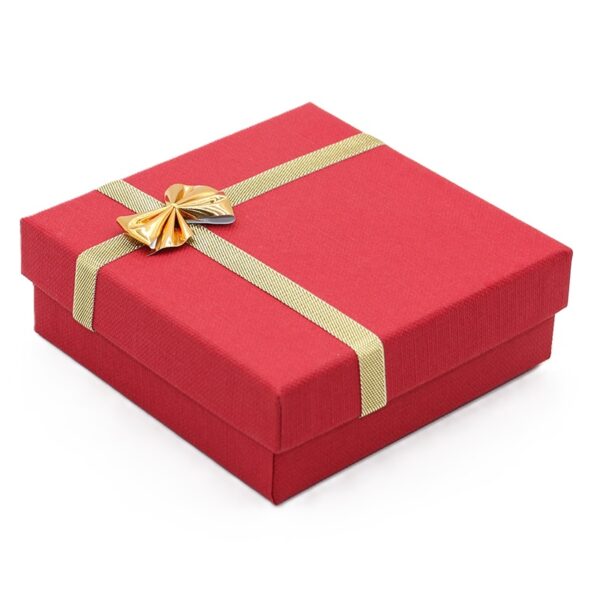 Kara Box Red with Gold Bow