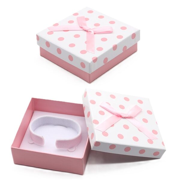 Kara Box Polka with Pink Bow - Image 3