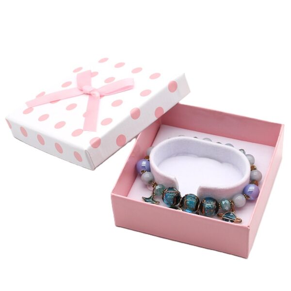 Kara Box Polka with Pink Bow - Image 6