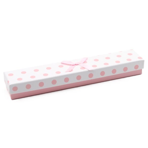 Bracelet Polka with Pink Bow Box