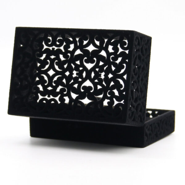 Earring Filigree Large Multi - Black - Image 3