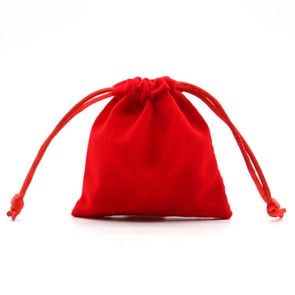 Pouch Velvet Small - Red