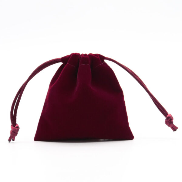 Pouch Velvet Small - Burgundy