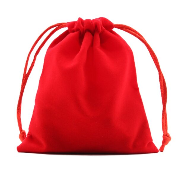 Pouch Velvet Medium - Red