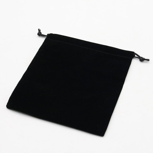 Pouch Velvet Large - Black - Image 2