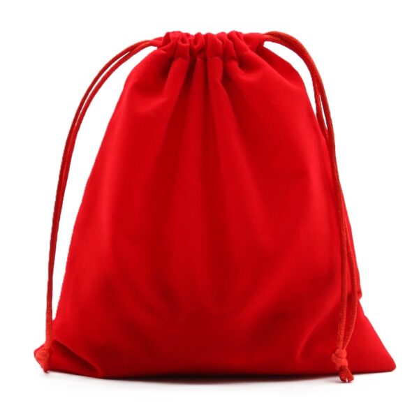 Pouch Velvet Large - Red
