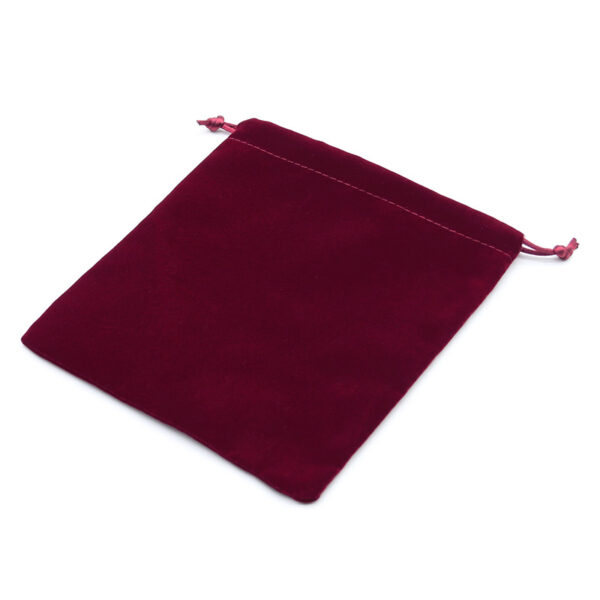 Pouch Velvet Large - Burgundy - Image 2