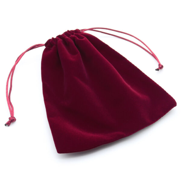 Pouch Velvet Large - Burgundy