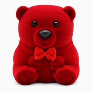 Ring Box Bear - Red