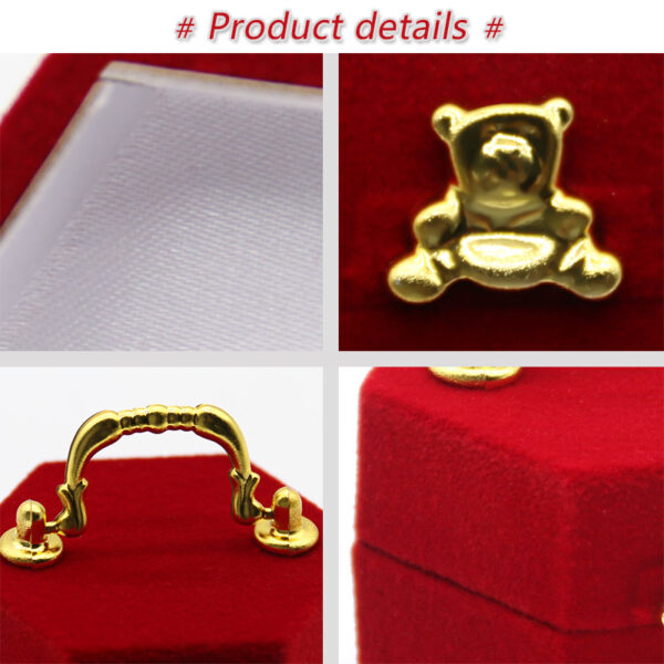 Ring Hexagon - Red - Image 6