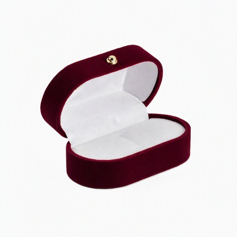 Indian Ring Long Box - Burgundy - Image 2