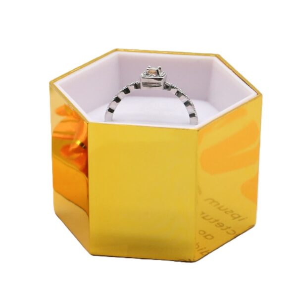 Ring Electroplated Hexagon - Image 5