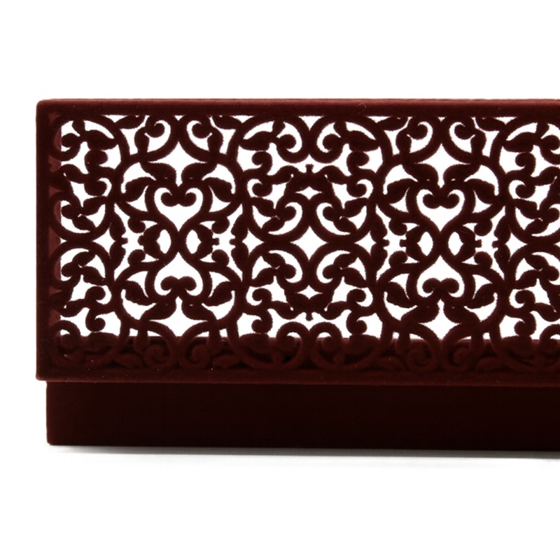 Bracelet Jali Box - Maroon - Image 4