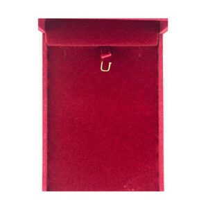 Earring Filigree Large Dangling, Pendant Chain - Maroon