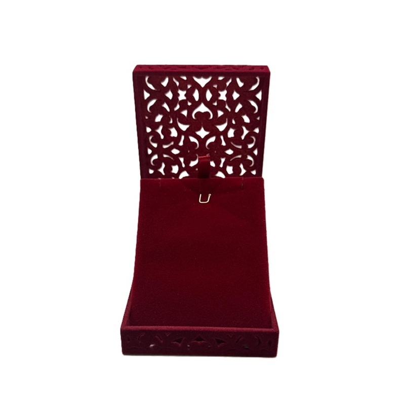 Kaanta Pendant Chain Filigree - Maroon